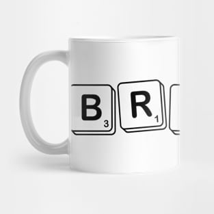 Brian in Scrabble Tiles Mug